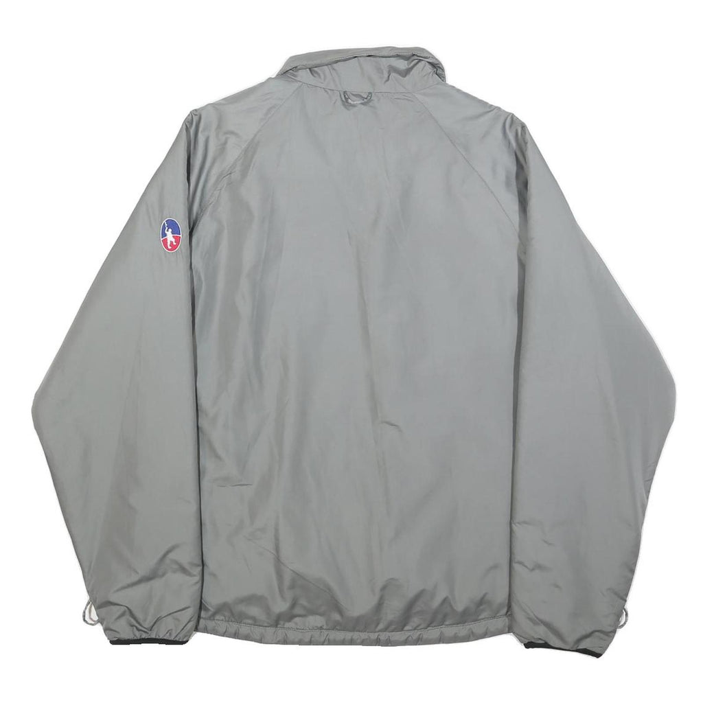 SHERPA Womens Grey Outdoor Jacket L Polyester Blend Zip Plain Functional