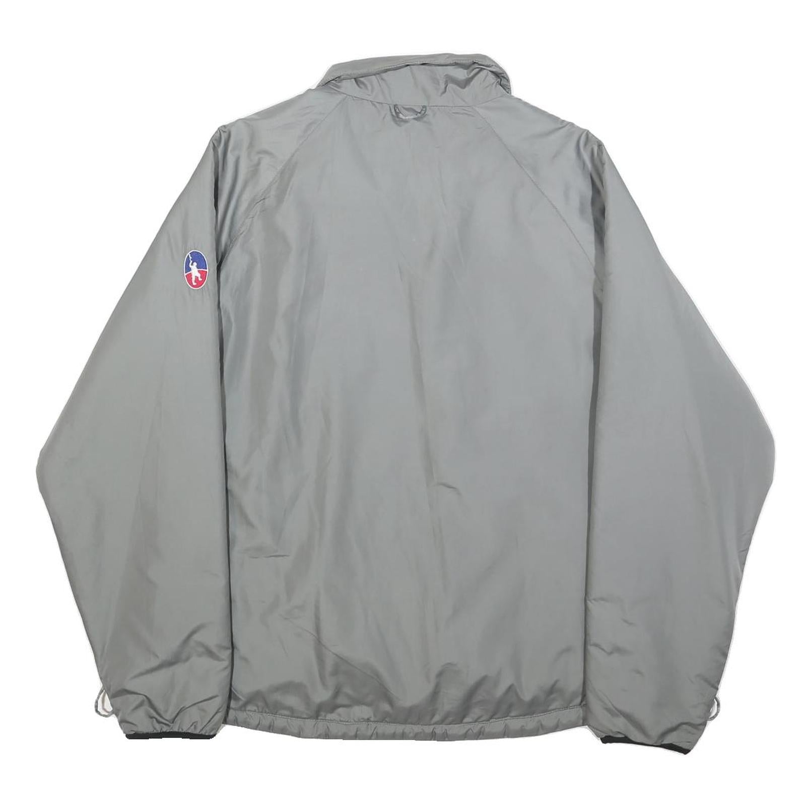 SHERPA Womens Grey Outdoor Jacket L Polyester Blend Zip Plain Functional