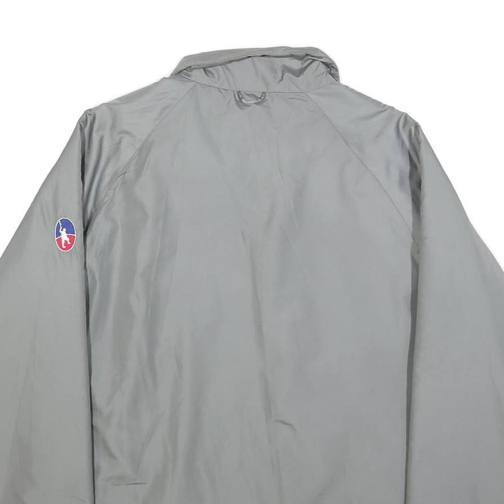 SHERPA Womens Grey Outdoor Jacket L Polyester Blend Zip Plain Functional