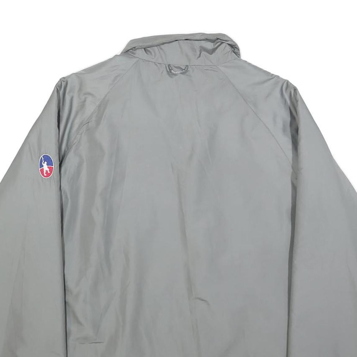 SHERPA Womens Grey Outdoor Jacket L Polyester Blend Zip Plain Functional