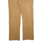 DICKIES Mens Jeans Regular Straight Denim Beige W36 L34 Workwear Zip