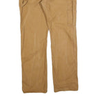 DICKIES Mens Jeans Regular Straight Denim Beige W36 L34 Workwear Zip