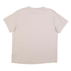 NIKE Womens Beige Crew Neck Short Sleeve T-Shirt S Cotton Blend Casual