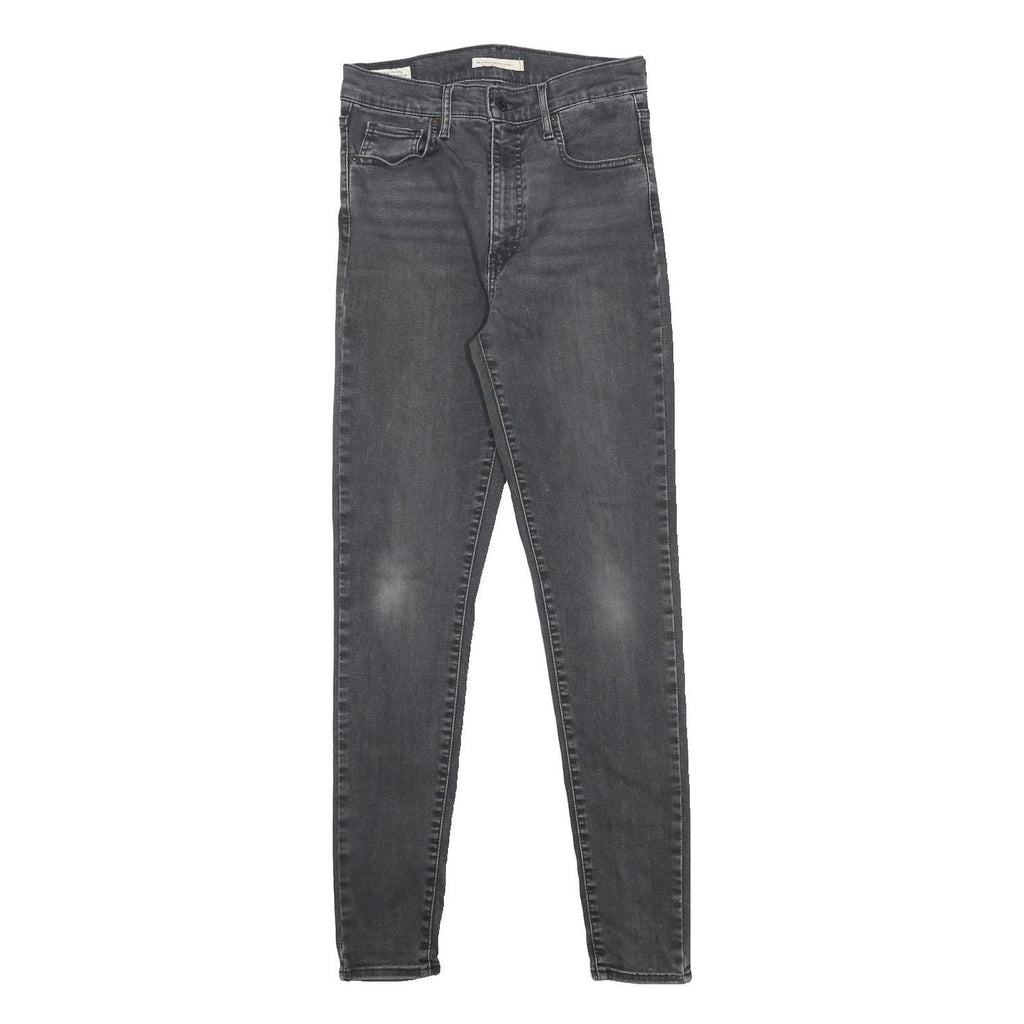 LEVI'S Big E Womens Jeans Black Slim Skinny Denim Medium W28 L30 Cotton Blend
