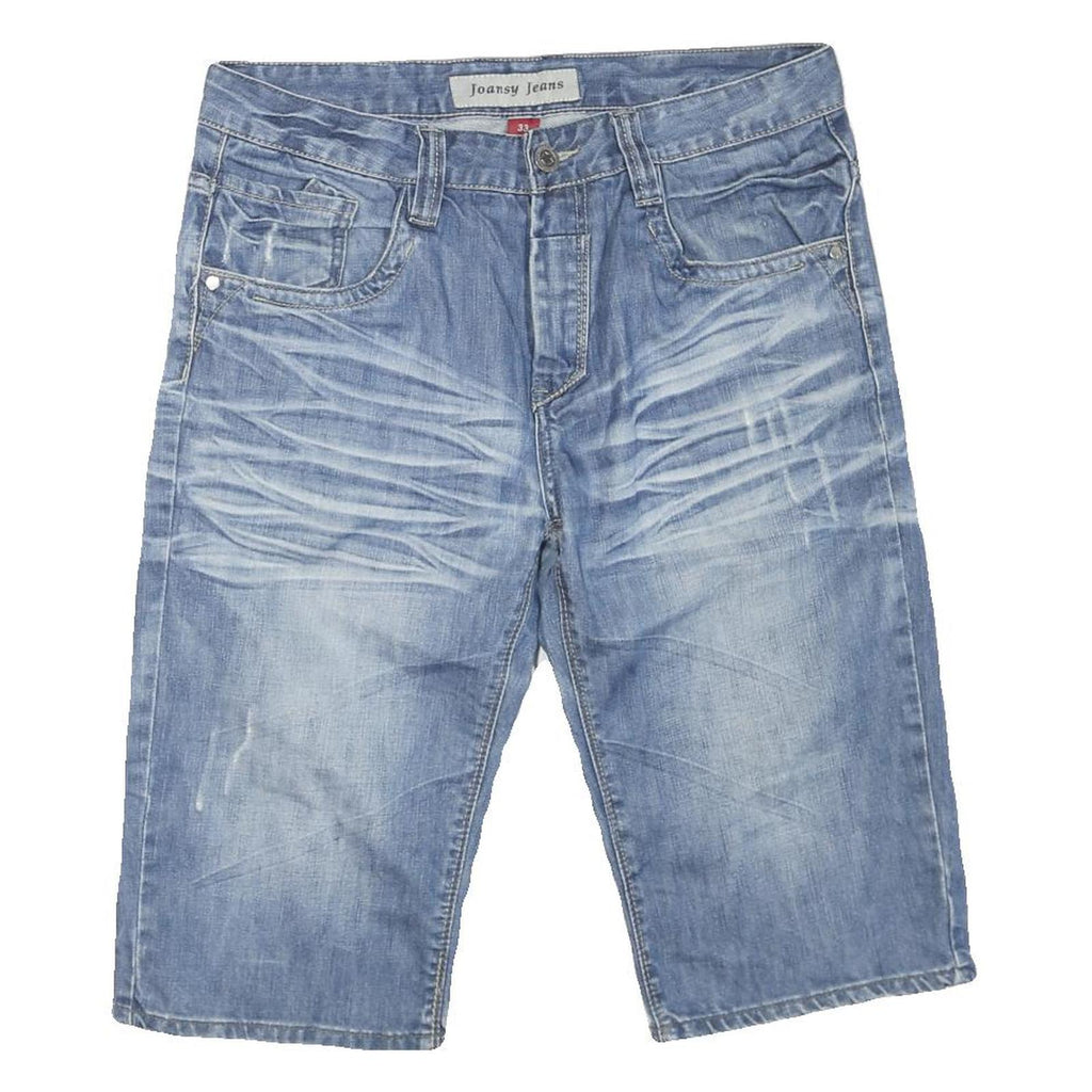 JOANSY JEANS Womens Denim Blue Casual Shorts M W33 Stylish Pockets