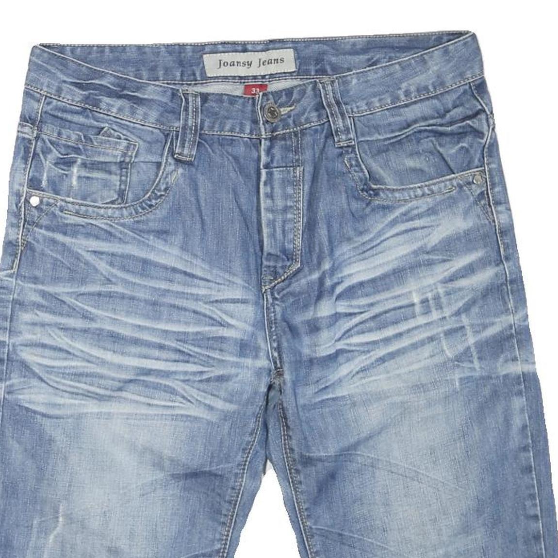 JOANSY JEANS Womens Denim Blue Casual Shorts M W33 Stylish Pockets