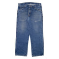 DICKIES Mens Jeans Blue Regular Straight Stone Wash W34 L29