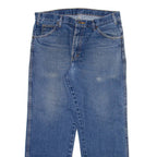 DICKIES Mens Jeans Blue Regular Straight Stone Wash W34 L29