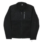 NEW BALANCE Womens Black Polyester Blend Zip Fleece Jacket M Sport Casual