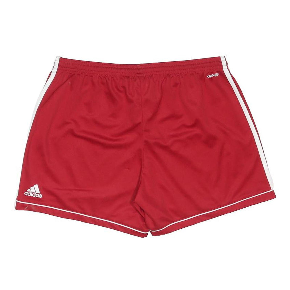 ADIDAS Womens Shorts Red L W32 Sports Athletic Casual Three Stripe