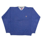 TOMMY HILFIGER Mens Jumper Blue Tight Knit XL