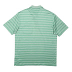 BLUE HARBOUR Mens Green Striped Short Sleeve Polo Shirt M Casual Cotton