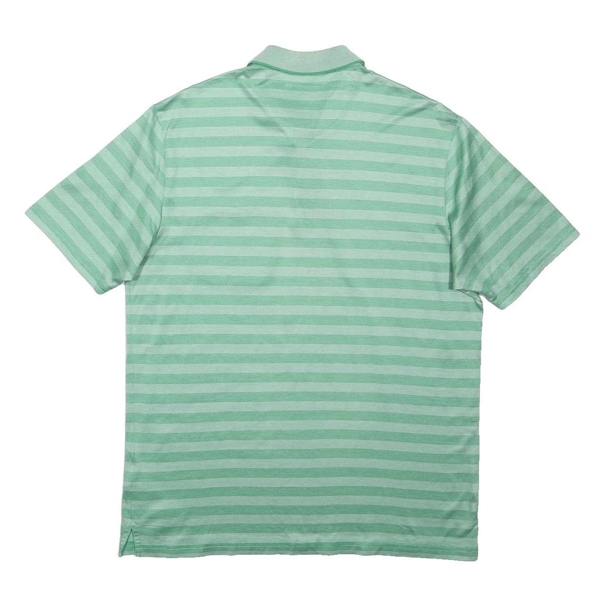 BLUE HARBOUR Mens Green Striped Short Sleeve Polo Shirt M Casual Cotton