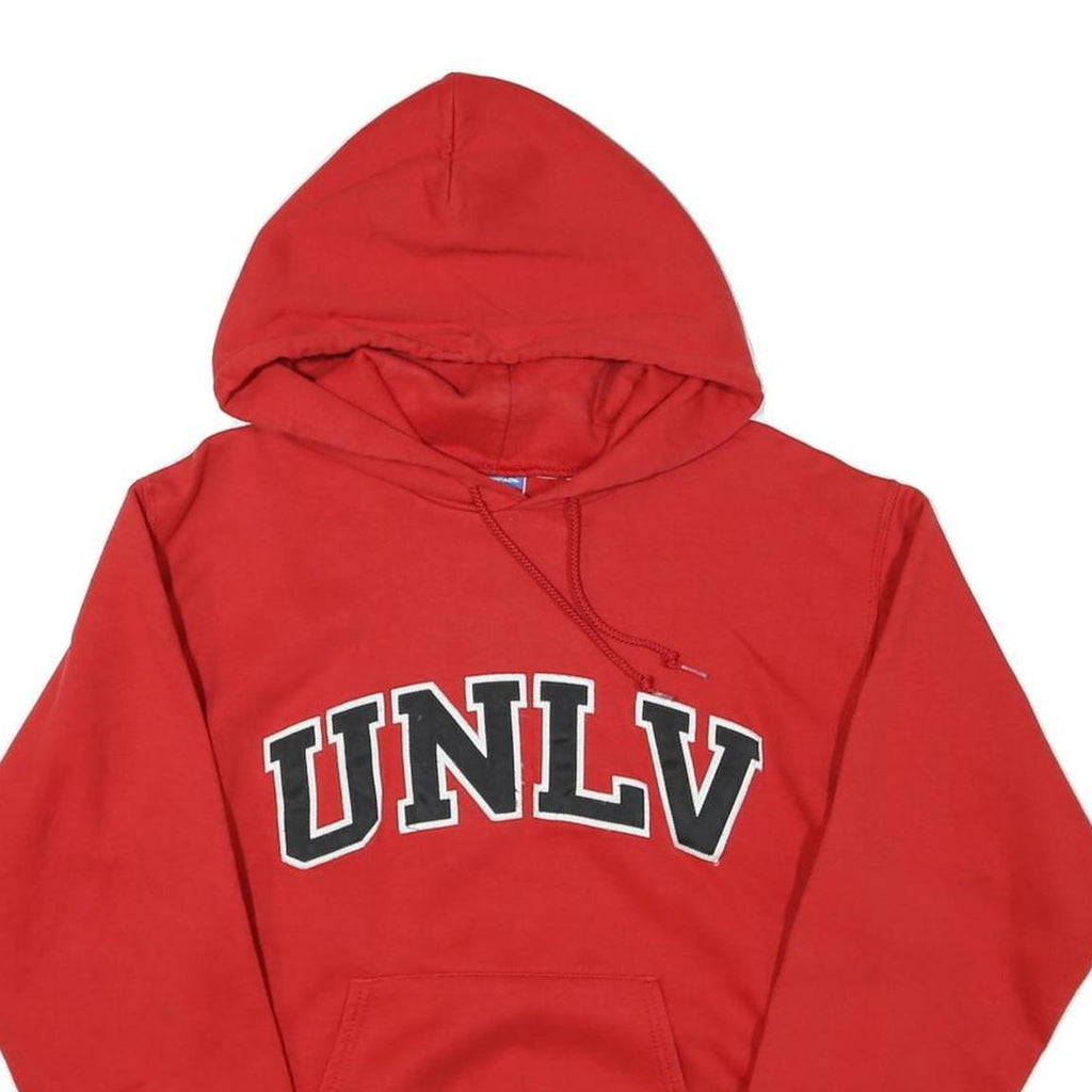 CHAMPION Mens Red UNLV Pullover Hoodie S Cotton Blend Casual Sweatshirt
