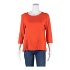 ONLY Womens Top Red Viscose S