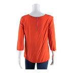 ONLY Womens Top Red Viscose S