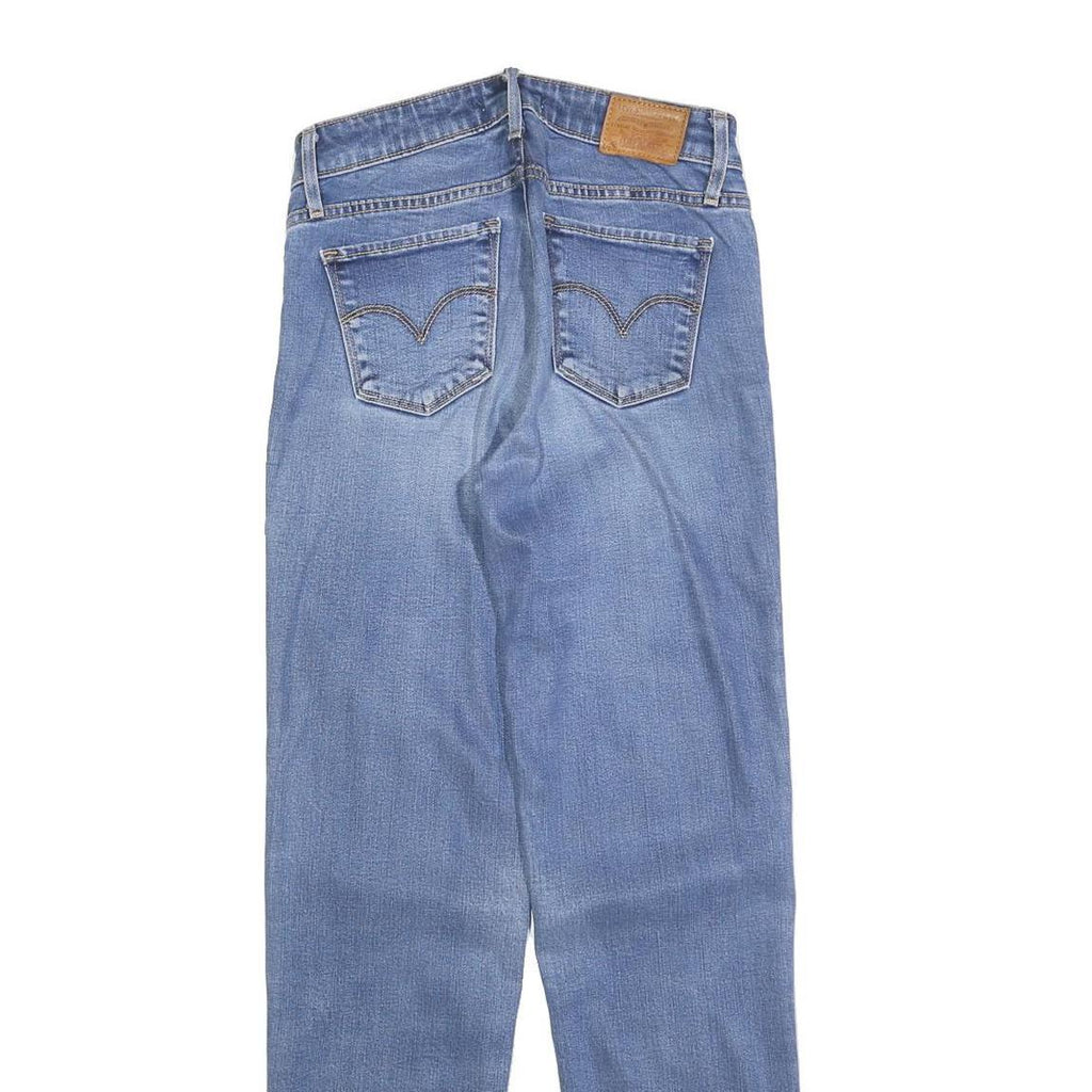 LEVI'S 712 BIG E Womens Jeans Blue Slim Skinny Denim Light W27 L32 Classic Fit