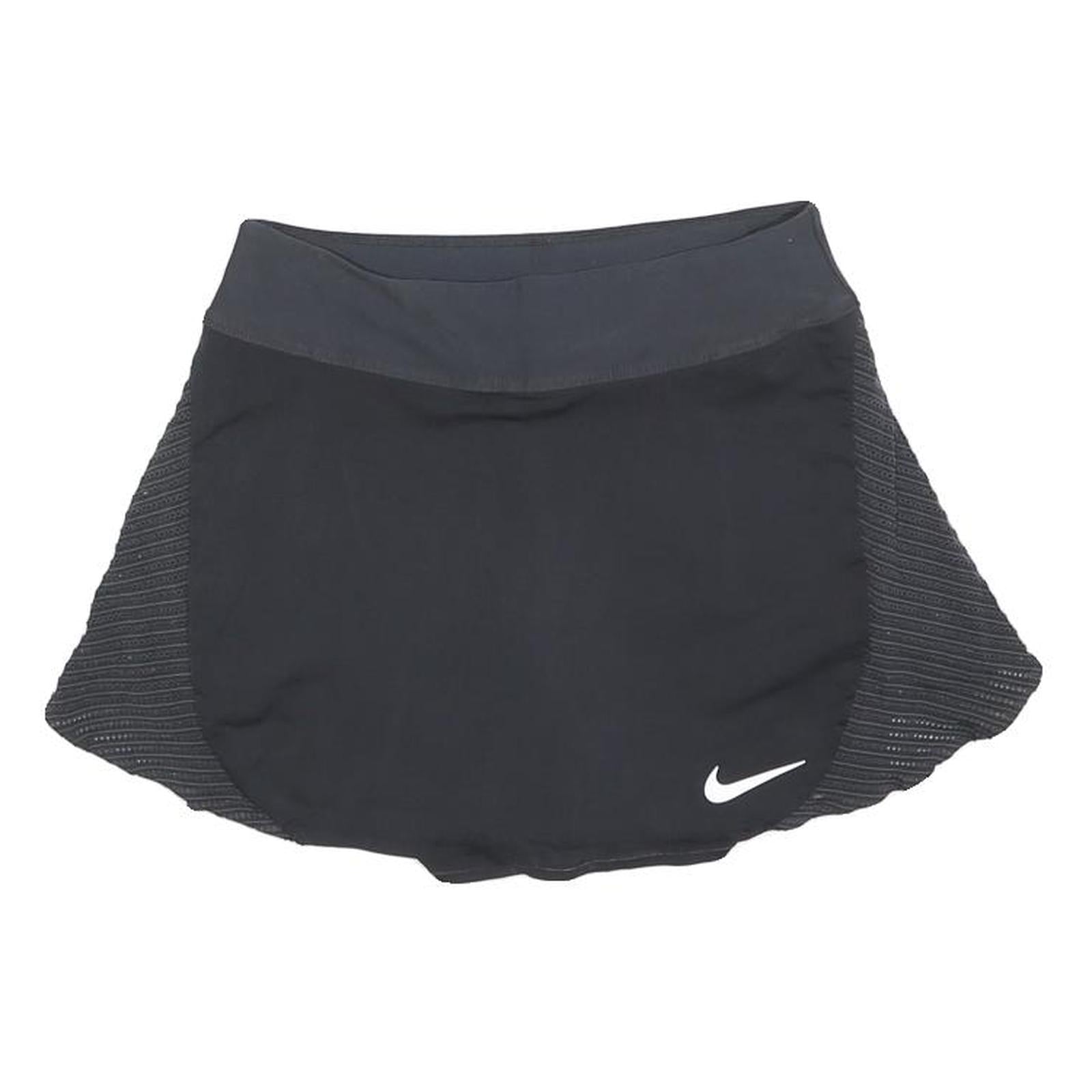NIKE Womens Black Mini Skort Polyester Blend Knit XS Sportswear Activewear