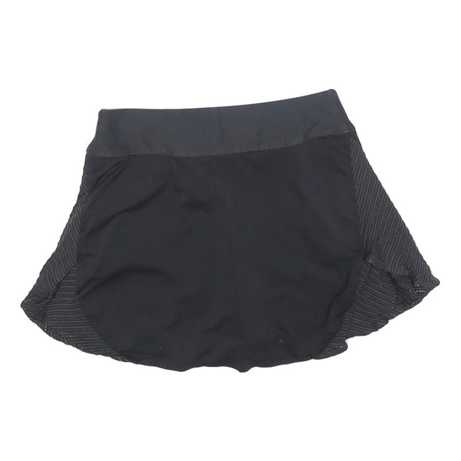 NIKE Womens Black Mini Skort Polyester Blend Knit XS Sportswear Activewear