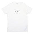 EMPORIO ARMANI Mens White Graphic T-Shirt XL Short Sleeve Crew Neck Luxury