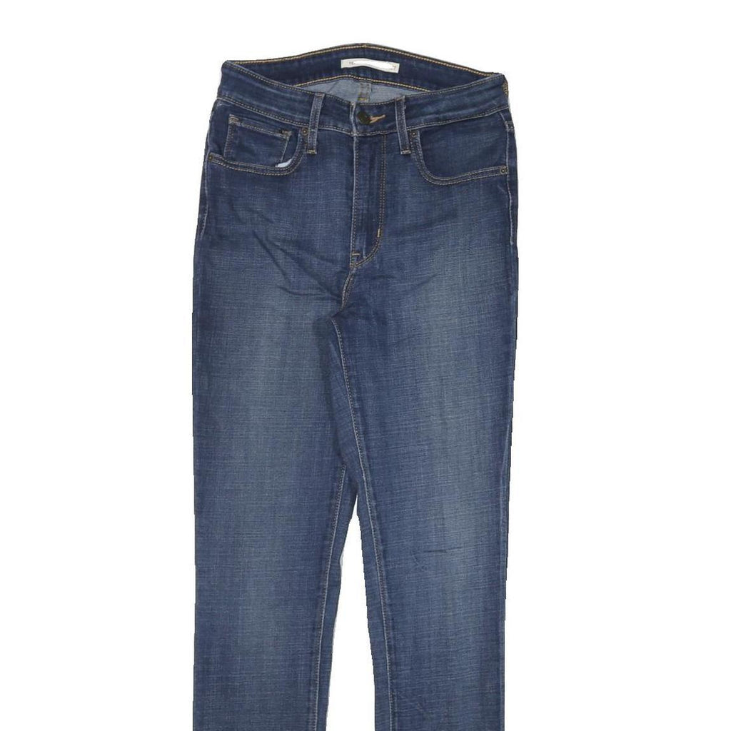 LEVI'S 721 Womens Jeans Blue Slim Skinny Denim Medium W25 L30 Stretch