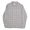 LEVI'S Mens Blue & Yellow Check Shirt L Casual Cotton Blend Long Sleeve
