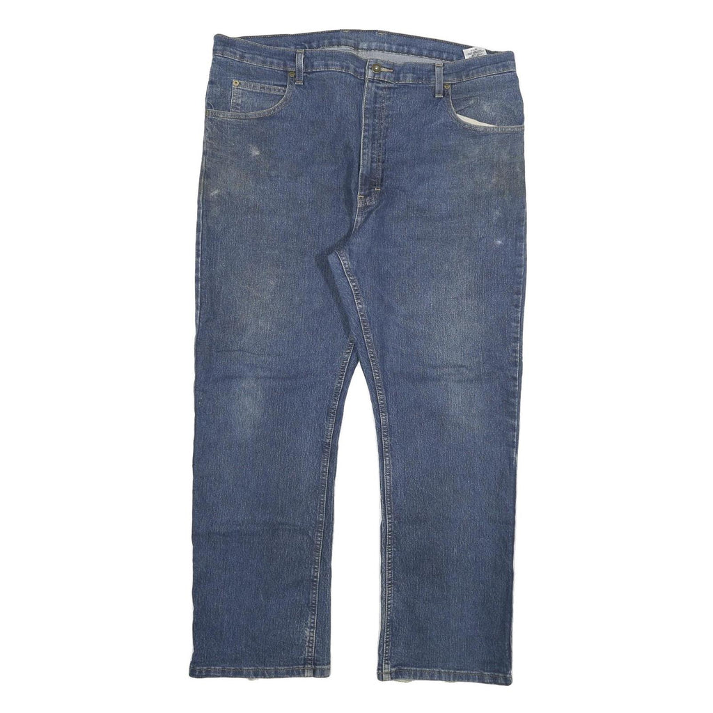 DICKIES Mens Blue Regular Straight Denim Medium W40 L30 Zip Closure Jeans