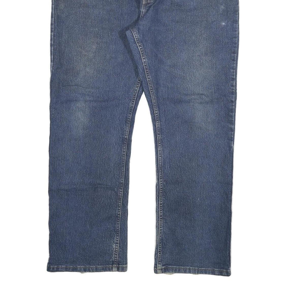 DICKIES Mens Blue Regular Straight Denim Medium W40 L30 Zip Closure Jeans