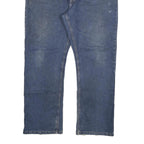 DICKIES Mens Blue Regular Straight Denim Medium W40 L30 Zip Closure Jeans