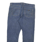 DICKIES Mens Blue Regular Straight Denim Medium W40 L30 Zip Closure Jeans