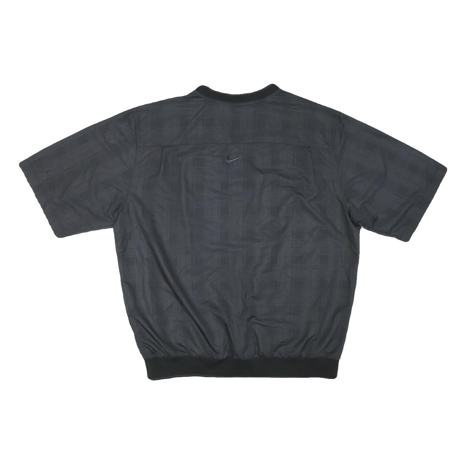 NIKE Mens Black XL Nylon Athletic Jacket Plain Lightweight Sportswear