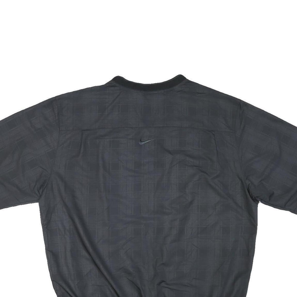 NIKE Mens Black XL Nylon Athletic Jacket Plain Lightweight Sportswear