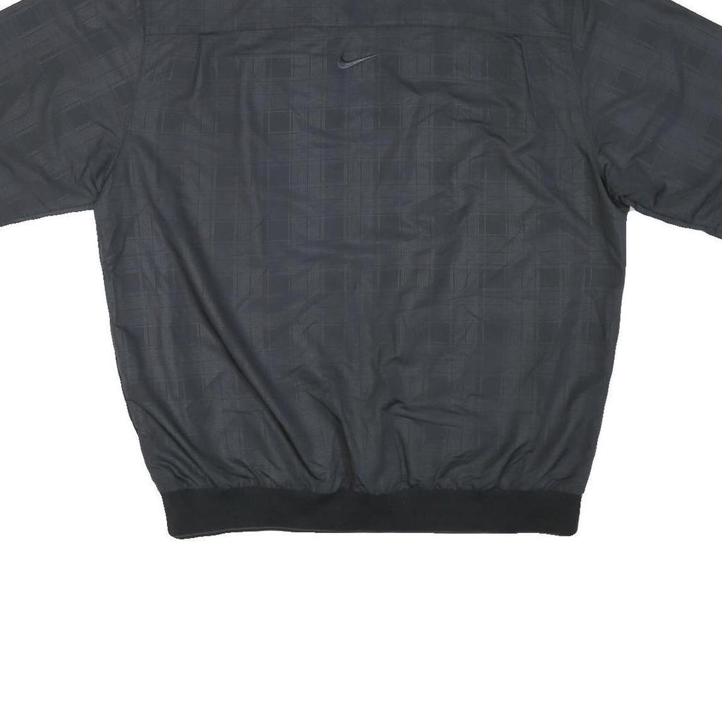 NIKE Mens Black XL Nylon Athletic Jacket Plain Lightweight Sportswear