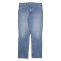 CARHARTT Mens Jeans Blue Regular Straight Denim Medium W34 L32 Workwear Casual