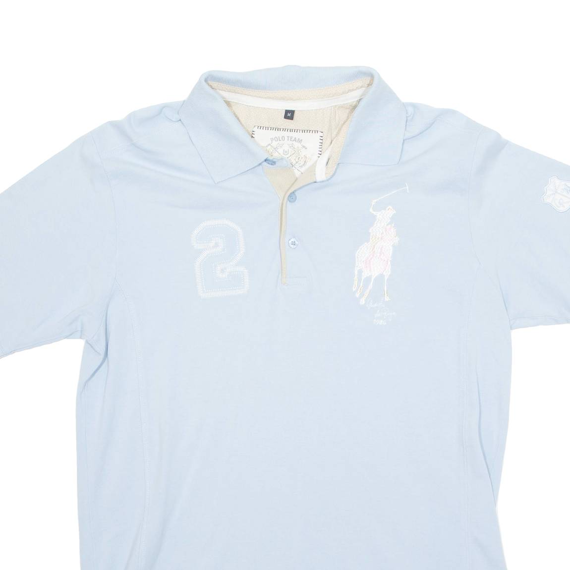 POLO TEAM San Jose Mens Polo Shirt Blue M
