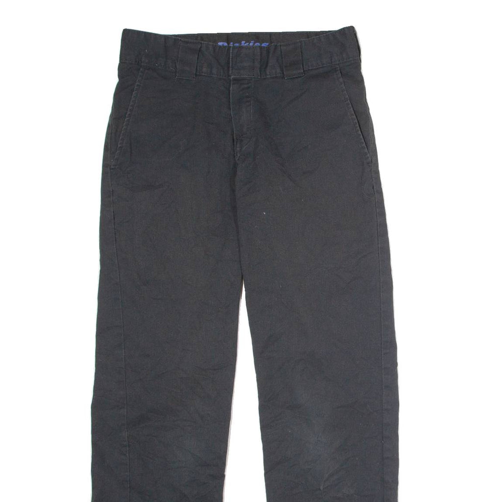 DICKIES Flex Workwear Mens Trousers Black Slim Tapered Cashmere W28 L30