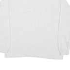 SPELCOR Mens Grey Deer Valley Graphic T-Shirt L Long Sleeve Crew Neck Cotton