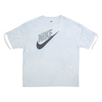 NIKE Oversized Womens Tie Dye T-Shirt Blue XS