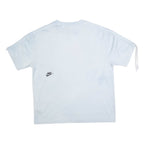NIKE Oversized Womens Tie Dye T-Shirt Blue XS
