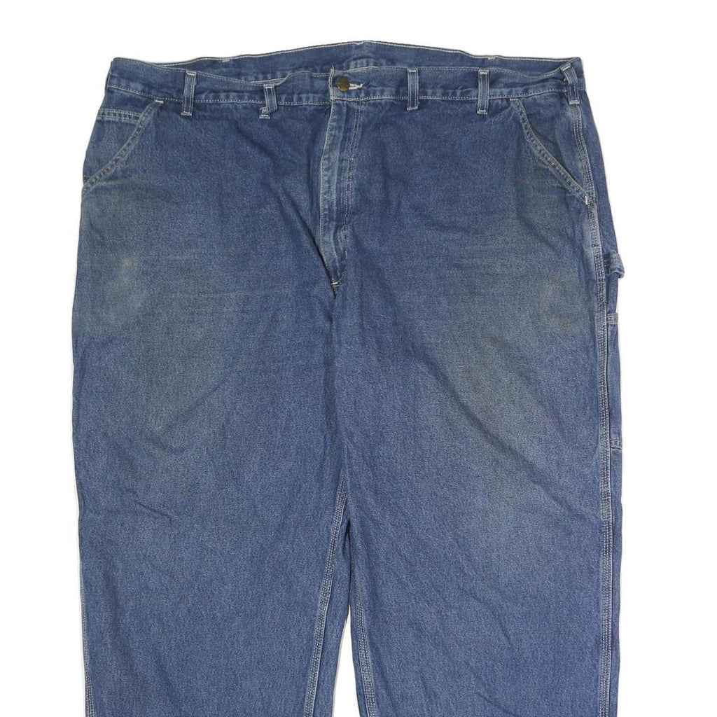 CARHARTT Mens Jeans Blue Classic Straight Denim Medium W50 L30 Workwear