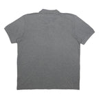 KAPPA Mens Grey Polo Shirt L Cotton Blend Short Sleeve Basic Casual Wear