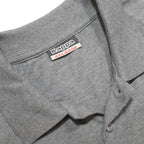 KAPPA Mens Grey Polo Shirt L Cotton Blend Short Sleeve Basic Casual Wear