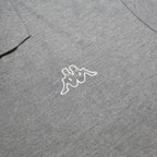 KAPPA Mens Grey Polo Shirt L Cotton Blend Short Sleeve Basic Casual Wear