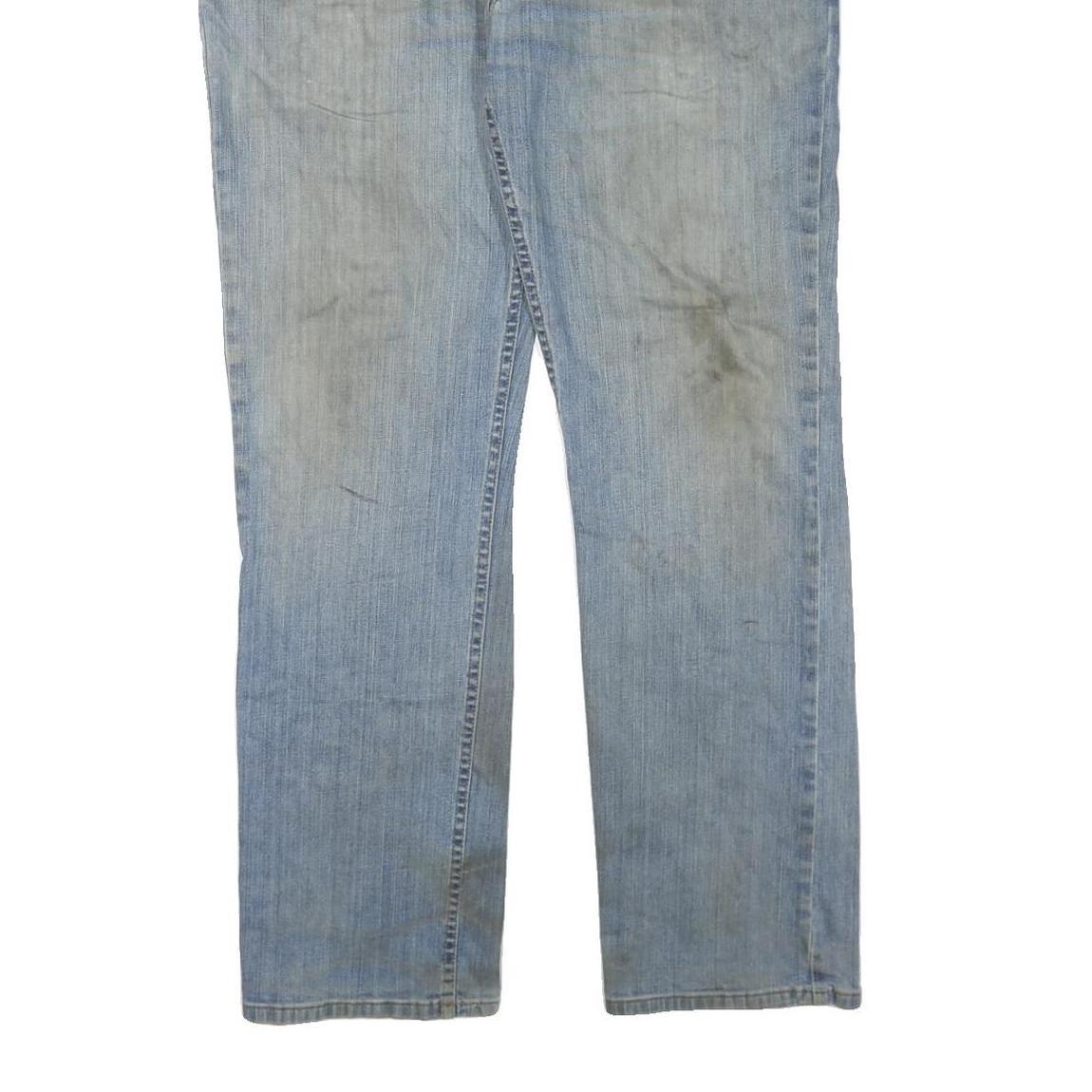 CARHARTT Mens Blue Regular Straight Denim Cotton Blend Light W36 L32 Workwear