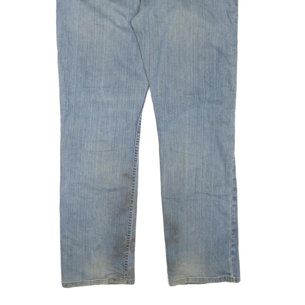 CARHARTT Mens Blue Regular Straight Denim Cotton Blend Light W36 L32 Workwear