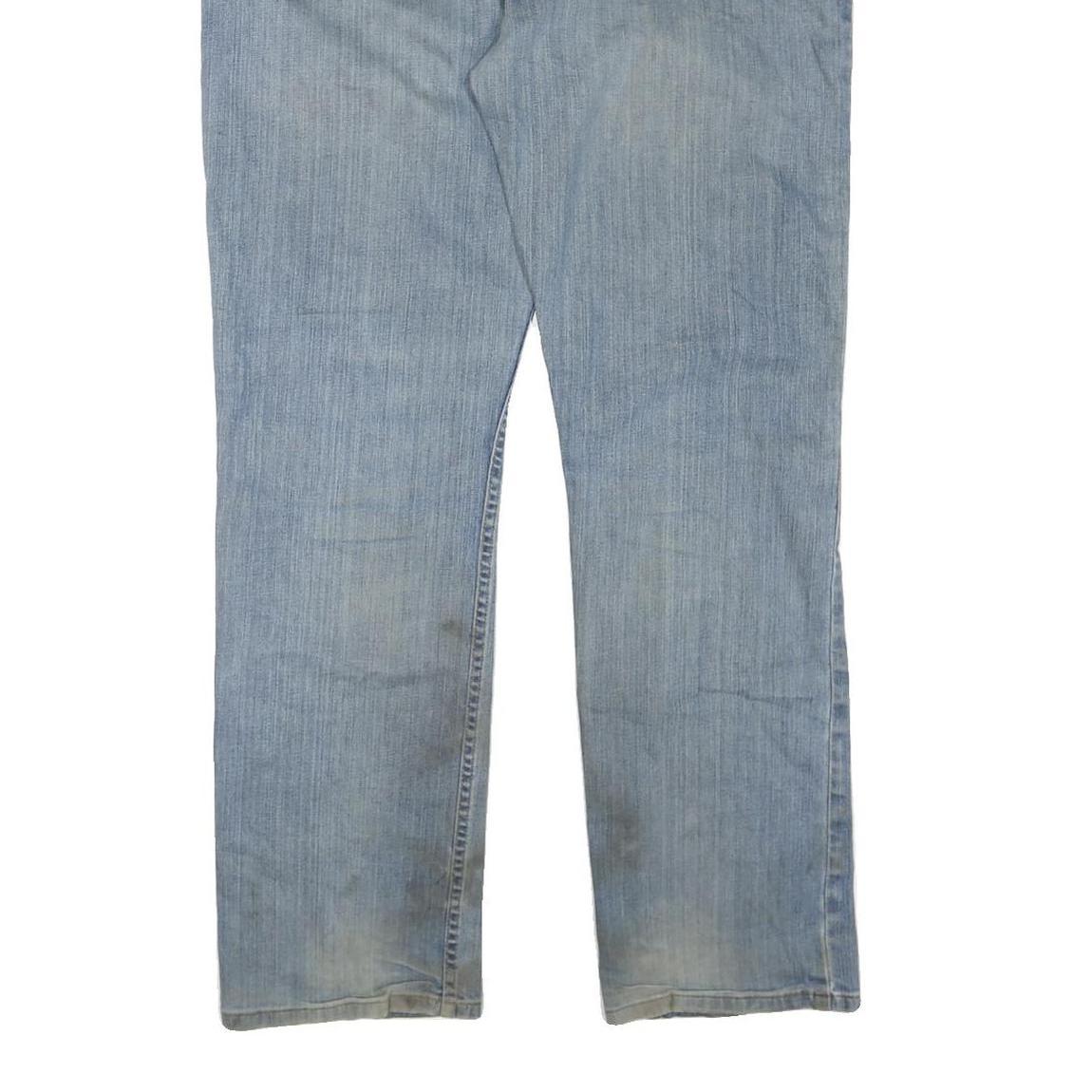 CARHARTT Mens Blue Regular Straight Denim Cotton Blend Light W36 L32 Workwear