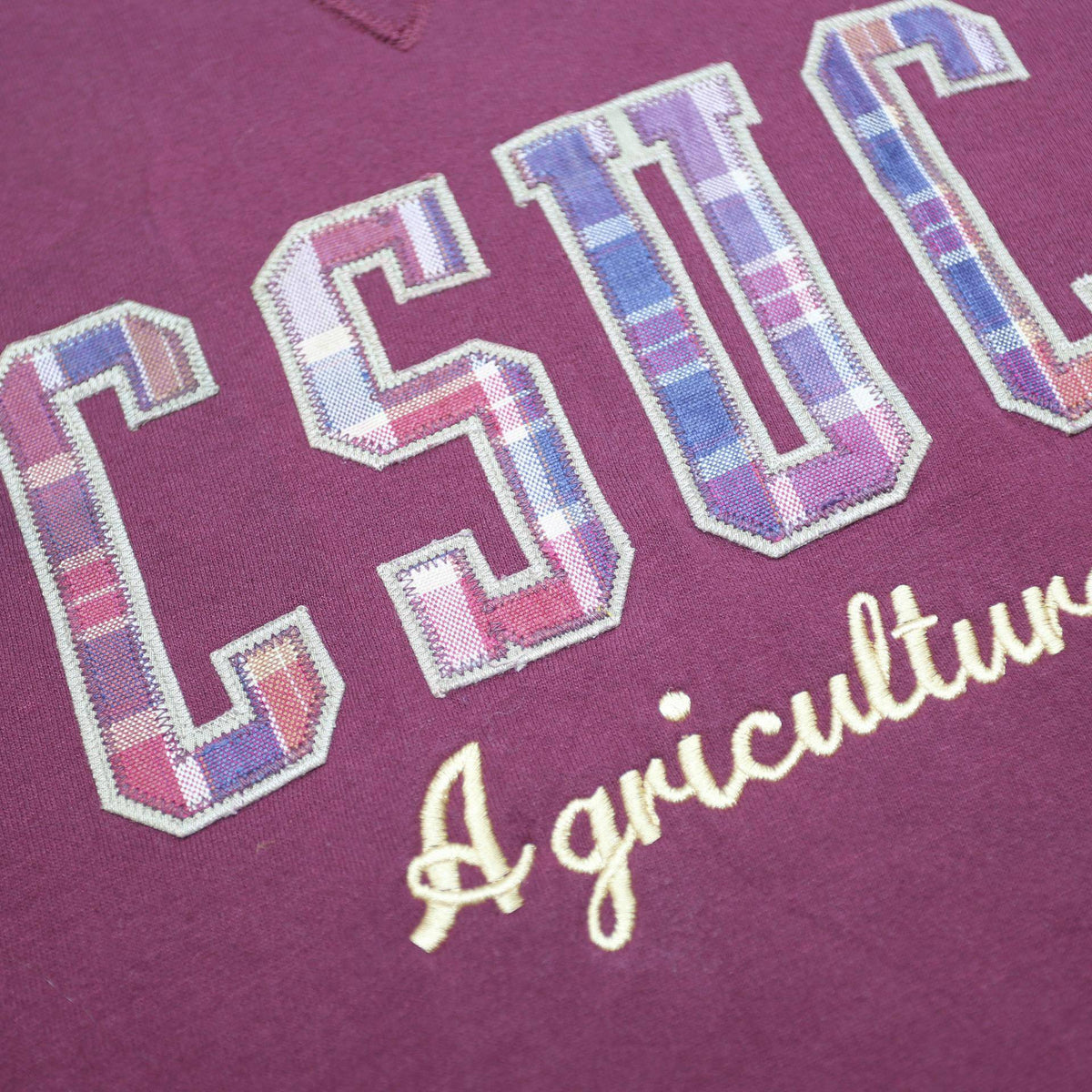 RUSSELL ATHLETIC Womens Maroon CSUC Agriculture Crew Neck M Sweatshirt Cotton