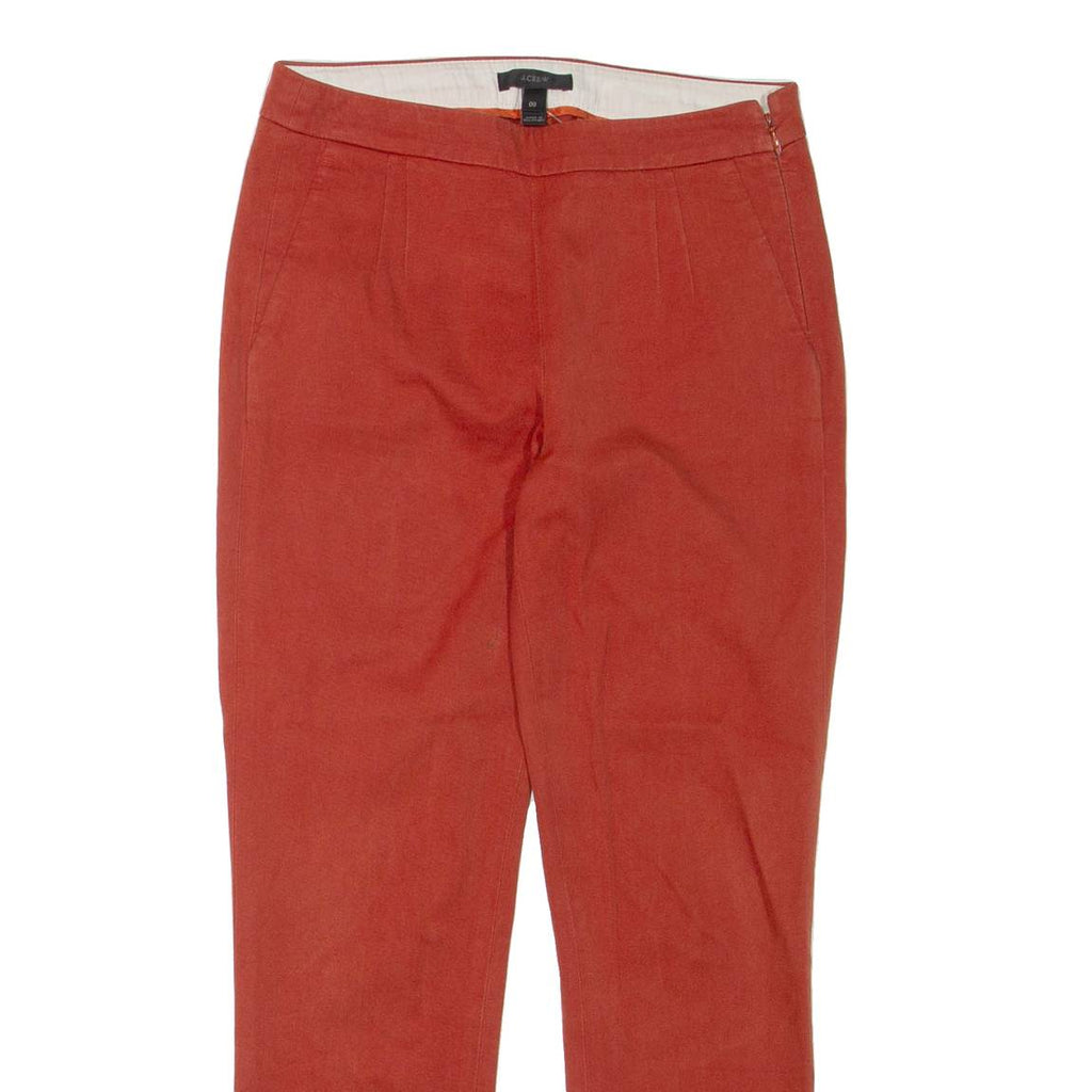 J.CREW Womens Trousers Orange Regular Tapered W26 L25