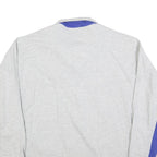 GONSO Mens Grey & Blue Zip Jacket XL Cotton Blend Plain Casual Sportswear