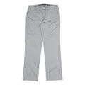 ARMANI JEANS Womens Cotton Blend Light Grey Regular Fit Straight Trousers W30